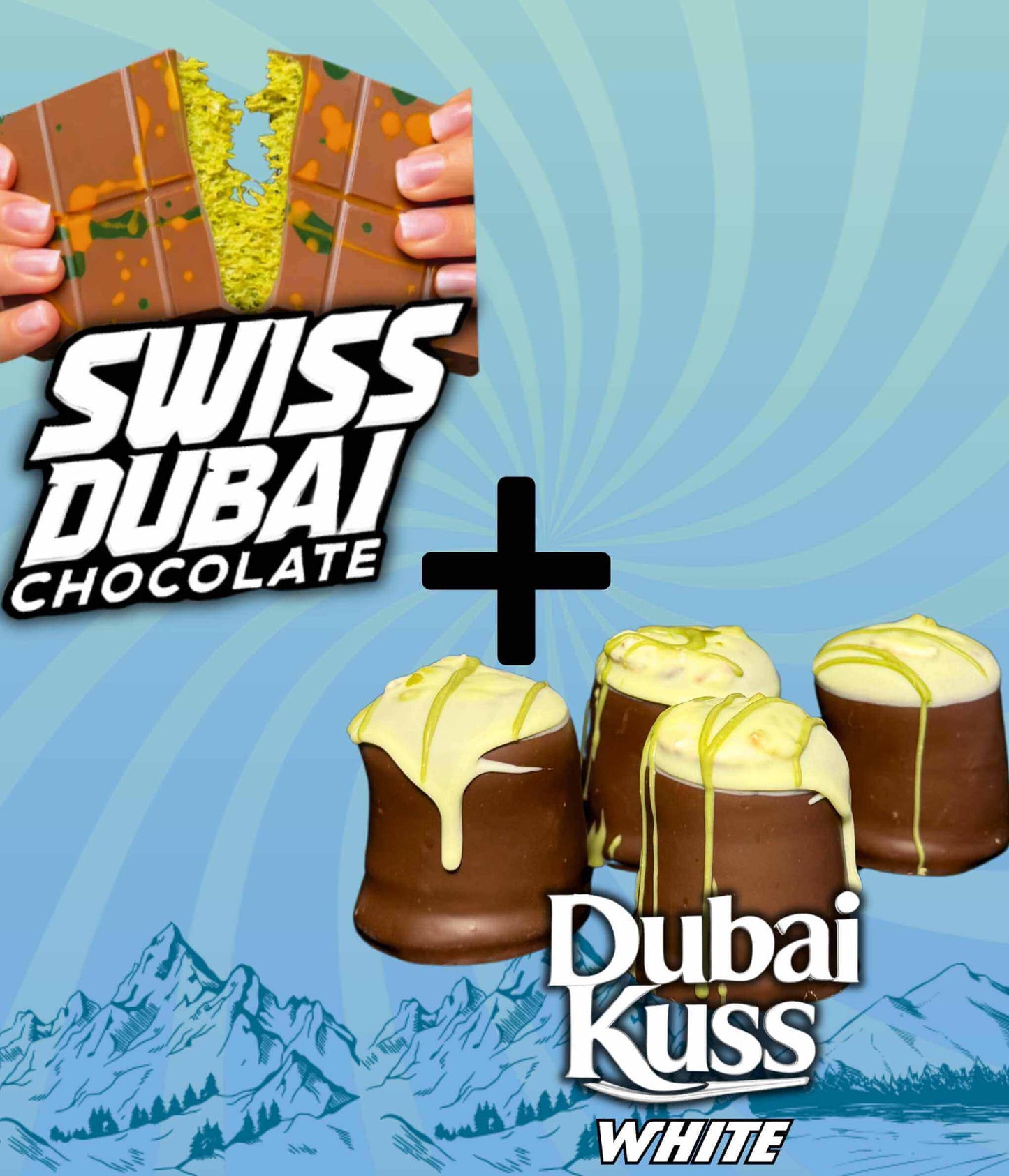 BUNDLE | Swiss Dubai Chocolate & 4er Pack Dubai Kuss - Sweet Day