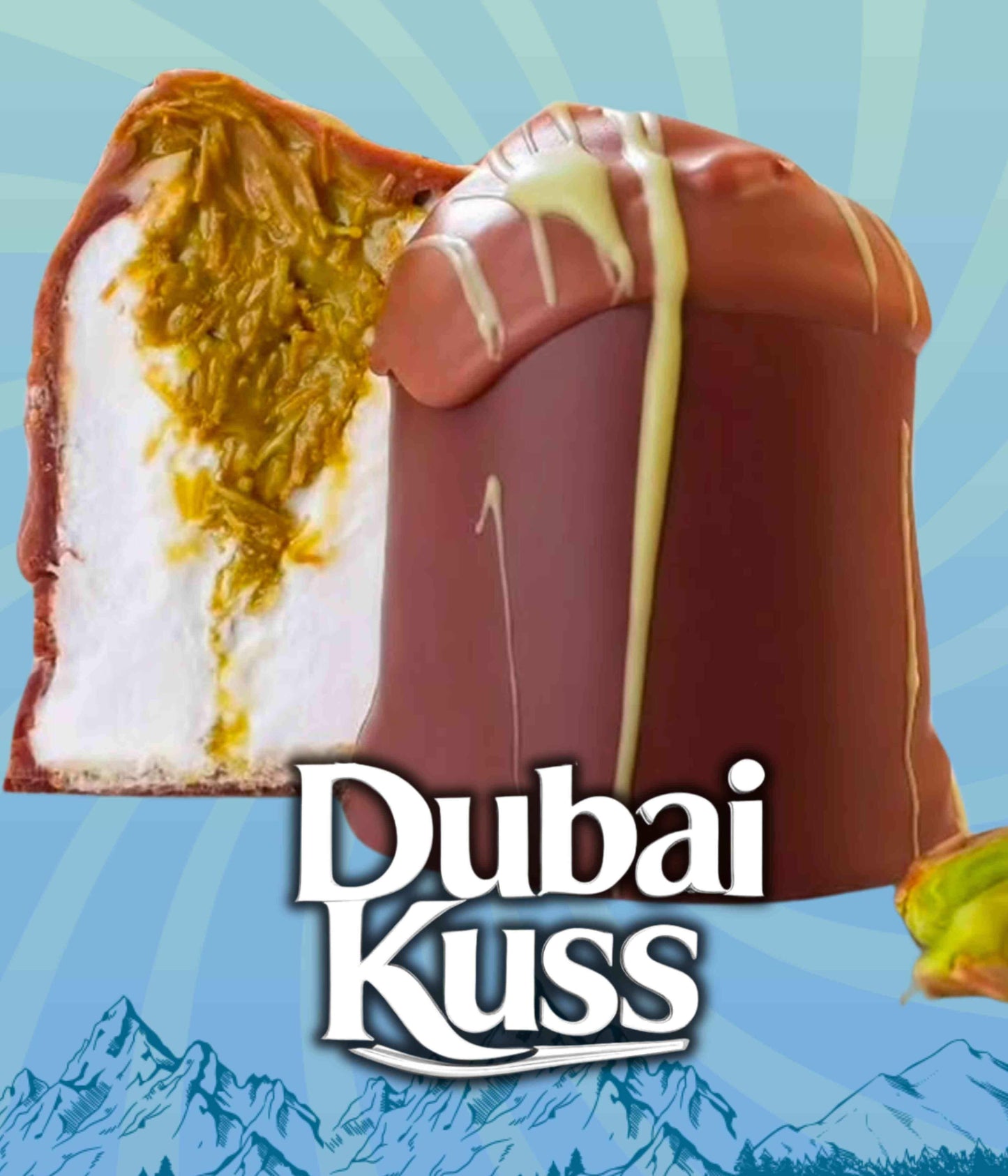 BUNDLE | Swiss White Chocolate & 4er Pack Dubai Kuss - Sweet Day