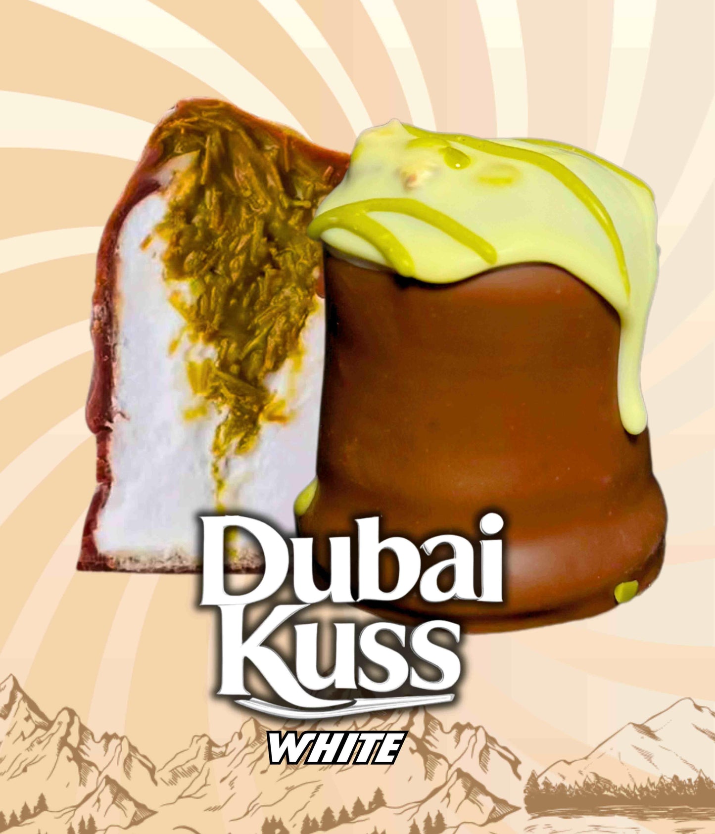 WHITE DUBAI KUSS | 4er Pack - Sweet Day