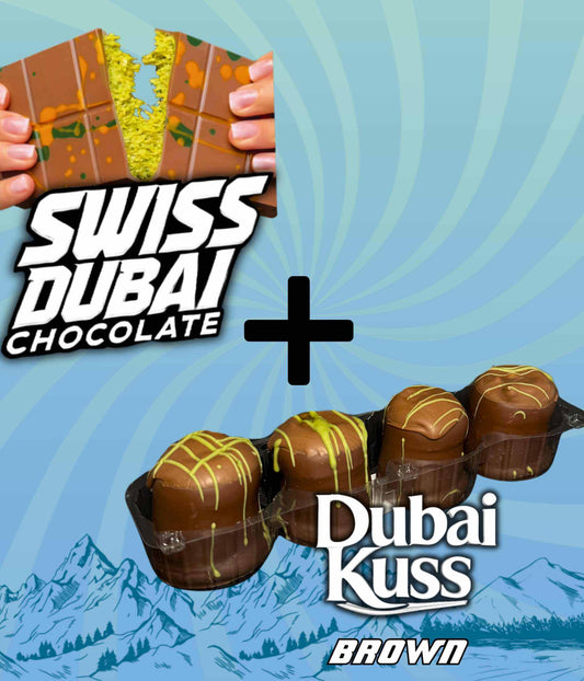 BUNDLE | Swiss Dubai Chocolate & 4er Pack Dubai Kuss - Sweet Day
